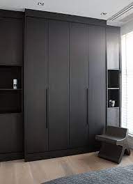 Coaster curio cabinet 3 shelf storage clear glass pine veneer black 950179ii. Pin By Ree Na On Extension Wardrobe Door Designs Cupboard Design Wardrobe Design Bedroom