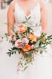 None to mild, sweet scent. Erinn Brendan S Dusty Blue Orange Citrus Inspired Wedding Chicago Style Weddings Orange Wedding Flowers Orange Wedding Bouquet Bridal Bouquet Pink