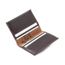 Business card holders exchange from the wide range of products in office products store. Premium Full Grain Leather Business Card Case And Wallet Lightweight Main Street Forge