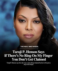 Taraji P. Henson says she will only...