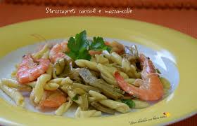 Tagliatelle con granciporro e pomodorini. Strozzapreti Carciofi E Mazzancolle Vorrei Diventare Una Brava Cuoca