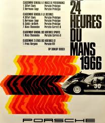 This was the first overall win at le mans for the ford gt40 as well as the first overall win for an american constructor. Original Vintage Porsche Poster Le Mans 1966 24 Hour Grand Prix Race Motor Sport For Sale At 1stdibs