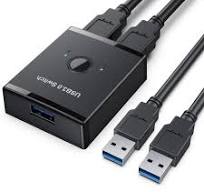 Usb Splitter USB Printer Switcher - 2-Port Sharing Switch For Two Computers  To Share One Printer 2-computer Printer Sharing