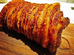 Costite de porc la cuptor, reteta simpla, traditionala. Porc La Cuptor Crocant Rulat Cu Usturoi Si Rozmarin