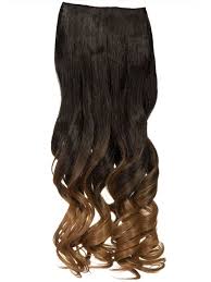 Modern brown hair shades are all about natural hues that make your brunette color and skin tone pop. Dip Dye Curly One Piece Hair Extensions In Dark Brown To Ginger Koko Couture