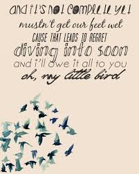 I wish that i could be that bird and fly away from here i wish i had the wings to fly away from here but my my i feel so low Love Song Lyrics On Twitter Lyricpostings Little Bird Ed Sheeran Http T Co Rjtqkjlkft