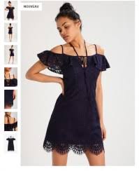 Un choix unique de robe dentelle bleu marine disponible dans notre magasin. Mariage Egayer Une Robe Bleu Marine