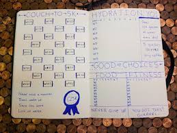 Download this free fitness & weight loss calendar! Bullet Journal For Weight Loss Layout Ideas Free Printable Slap Dash Mom