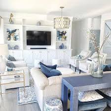 Mavi Bir Salon Daha Bu Dekorasyon Icin Sizin Oneri Ve Gorusunuz Nedir Bizi Tak Blue Living Room Coastal Decorating Living Room Home