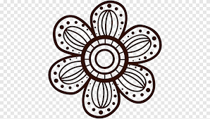 Learn how to paint flowers with these 35 flower painting tutorial projects. Art Optical Illusion Desktop Hand Draw Flower Symmetry Hand Drawn Png Pngegg