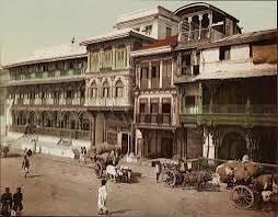 Pydhonie street, Bombay, India. Photochrom by Detroit Publishing Co., 1905. #History #India #Bombay #VintageTimes