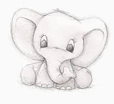 12 Cute Animal Sketch Ideas For Beginners Cute Elephant Drawing Cute Easy Drawings Baby Animal Drawings