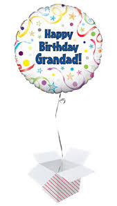 Happy birthday grandad is a english album released on jan 2007. Happy Birthday Grandad Round Foil Helium Balloon Inflated Balloon In A Box Partyrama