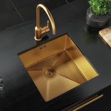 Maybe you would like to learn more about one of these? Lsc Kensington 1 0 Bowl Brushed Gold Stainless Steel Undermount Kitchen Sink Kitchen From Taps Uk