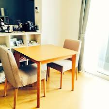 女性で 1ldkのナチュラル x2f 一人暮らし x2f 無印良品 x2f ニトリ x2f ダイニング x2f ダイニングテーブル チェア などについてのインテリア実例を紹介 初めての投稿 ダイニング 今は棚がないからボックスに色々詰めまく ダイニングテーブルチェア
