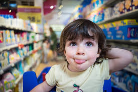 Violet in the Supermarket I