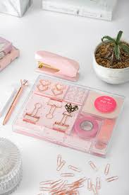 Rose Gold Stationery Rose Gold Stationery Gold Stationery Stationery Set