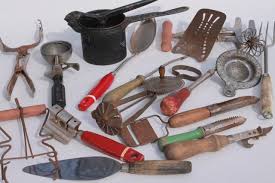 old fashioned cooking utensils