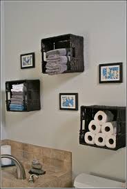 Adding some décor to the bathroom walls can make the bathroom look cozy and comfortable; Diy Kids Bathroom Wall Decor Novocom Top