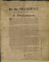 Transcript for president abraham lincoln's thanksgiving proclamation from october 3, 1863 by the president of the united states a proclamation the year that is drawing toward its close has been filled with the blessings of fruitful fields and healthful skies. A Proclamation
