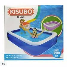 Perahu karet muat 2 orang panjang 196cm dapat dayung 2 batang rp980.000 5 terjual 2 jakarta barat toko sarang. Kolam Renang Anak 2 Meter Kolam Renang Kisubo 2 Meter Kolam Karet Angin Jumbo 200 Cm X150x150 Cm Terbaru Agustus 2021 Harga Murah Kualitas Terjamin Blibli