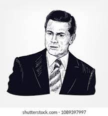 La actriz también pone como condición que el exmandatario mexicano le asegure. Enrique Pena Nieto Vector Portrait Sketch Stock Vector Royalty Free 1089397997