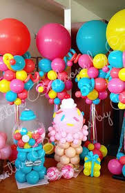 Simply blow a latex balloon of your choice, and add balloon tassel tails to both ends to make a fancy, large candy! 470 Candyland Christmas Party Ideas Candyland Candyland Party Candyland Birthday
