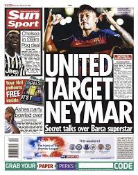 Select a team all teams arsenal aston villa brighton burnley chelsea crystal palace everton fulham leeds united leicester city liverpool manchester city manchester united. Manchester United Chase Neymar Juventus Must Pick Draxler Or Mkhitaryan Goal S European Newspaper Review Goal Com