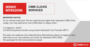 This file transfer time calculator is used to determine the approximate time that a file would take to transfer over a particular interface. Cimbmalaysia Sur Twitter Important Notice You May Experience A Delay In Cimb Clicks Services We Seek Your Kind Patience And Understanding Https T Co Puycnya6ta