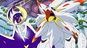Lunala And Solgaleo Pokemon Alola Anime Paper Anime