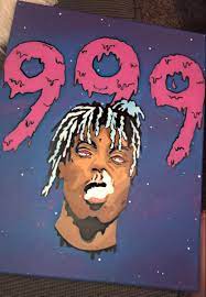Maybe you would like to learn more about one of these? Diy Juice Wrld Acrylic Painting Canvas Artwork Ripjuicewrld Rapper Painting With 999 Galaxy Cute Canvas Paintings Mini Canvas Art Canvas Drawings
