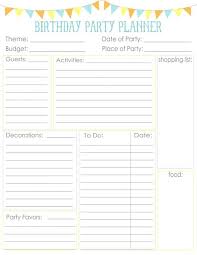 Birthday Party Planning Checklist Printable Birthday Party Planner Printable Party Planners Printable Party Planning Checklist Printable Birthday Party Planner Printable