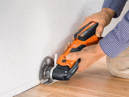 This is one of the tools every professional uses to cut laminate floor boards to length and is the key to how to cut a laminate floor. Oscillating Multi Tools Fein Power Tools Inc
