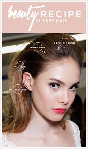 It can be considered as one of the easiest coiffures to make. Slicked Back Hair How To Get The Look Stylecaster
