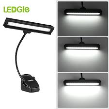 Light weight and convenient to be carried everywhere clip the light on the frame of your notebook cable length: Ledgle Rechargeable Music Stand Light 14leds Reading Light Led Usb Clip Lamps Table Lamp Flexible Desk Lantern For Musician Gift Book Lights Aliexpress