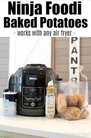 Ninja Foodi Baked Potatoes The Typical Dad Recipe Ninja Cooking System Recipes Ninja Cooking System Ninja Recipes