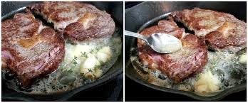 Do this ever 2 minutes or so. Pan Seared Ribeye With Garlic Butter The Toasty Kitchen