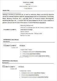 Curriculum vitae sample & template more curriculum vitae examples 19 Resume Examples Pdf Doc Free Premium Templates