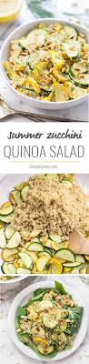 Summer Squash Zucchini Quinoa Salad With Toasted Pine Nuts Recipe Food Recette Vegetarienne Recettes Pour Le Diner Salade