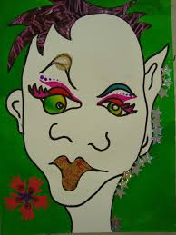 Once upon an Art Room: Distorted Portraits