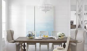 Toscana extending dining table, gray. Pottery Barn Toscana Pedestal Table Review