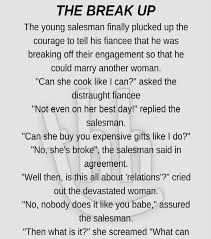 The Break Up Funny Story Breakup Humor Funny Stories Confidence Funny