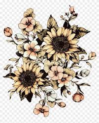 Wildflower isn't your typical floral shop. Sunflowers Roses Drawing Sketch Simple Vintage Sunflowers And Roses Drawing Hd Png Download 1014x1219 4846222 Pngfind