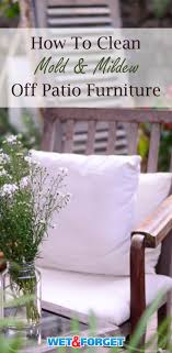 Knowing how to remove mildew from outdoor furniture can make a difference! Wet Forget Outdoor Mildew Remover For Patio Furniture Life S Dirty Clean Easy