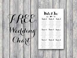 30 Printable Wedding Seating Chart Simple Template Design