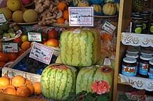 Square watermelons are the product of some meticulous growing techniques. Square Watermelon Wikipedia