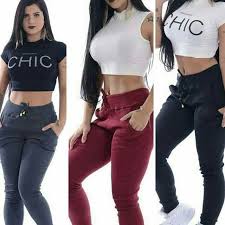 Calça Ribana Com Listra Na Lateral Instagram Photo By Cacau Valentine Aug 3 2016 At 9 54pm Utc Trajes Esportivos Roupas Roupas Estilosas