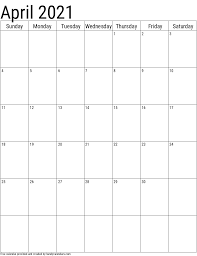 Printable august calendar 2021 vertical. Vertical 2021 Calendar Templates Handy Calendars