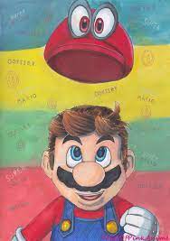 Speed Drawing Nintendo Switch Super Mario Odyssey By Talesofpinkanime Deviantart Com On Deviantart Mario Nintendo Switch Super Mario Super Mario Odyssey