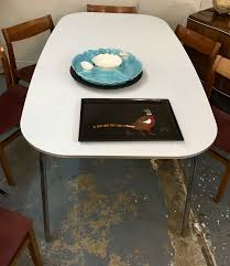 Retro Chrome And Formica Dining Table On Sale Was 140 Sale Price 95 Mid Century Dallas Booth 766 Lula Mid Century Furniture Mid Century Century Furniture